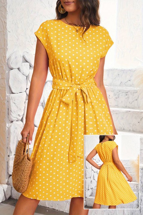 Sukienka TRINOLSA YELLOW, Kolor : żółty, IVET.PL - Modna odzież