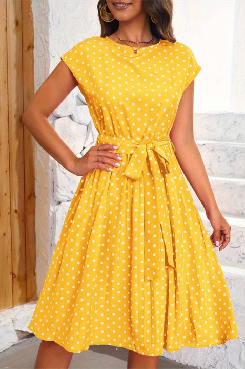 Sukienka TRINOLSA YELLOW, Kolor : żółty, IVET.PL - Modna odzież