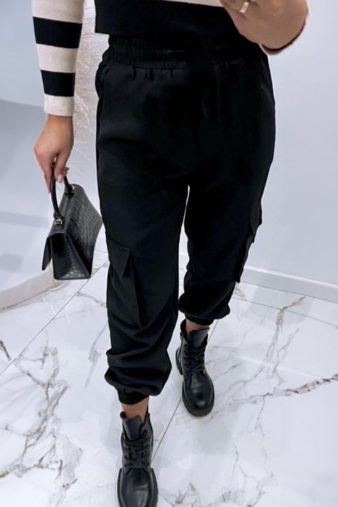 Spodnie BEMENSA BLACK, Kolor : czarny, IVET.PL - Modna odzież