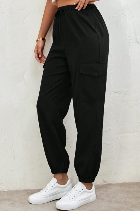 Spodnie FIOLPENA BLACK, Kolor : czarny, IVET.PL - Modna odzież