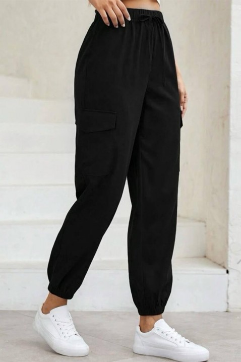 Spodnie FIOLPENA BLACK, Kolor : czarny, IVET.PL - Modna odzież