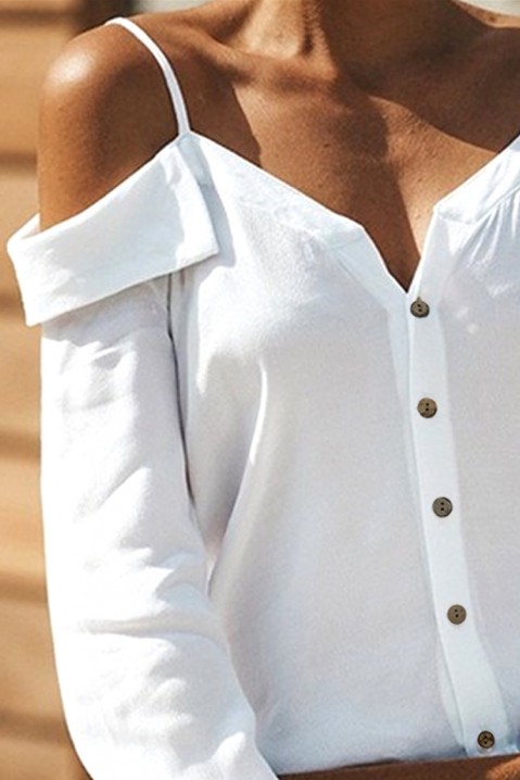 Koszula LOMIRDA WHITE, Kolor : biały, IVET.PL - Modna odzież
