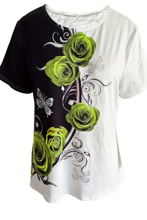 T-shirt DERMILDA GREEN, Kolor : wielokolorowy, IVET.PL - Modna odzież