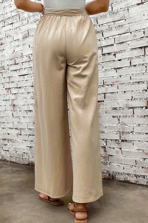 Spodnie SUMDELDA BEIGE, Kolor :  beżowy, IVET.PL - Modna odzież