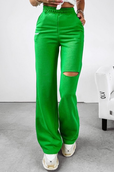 Komplet GOLTIDA GREEN, Kolor : zielony z białym, IVET.PL - Modna odzież