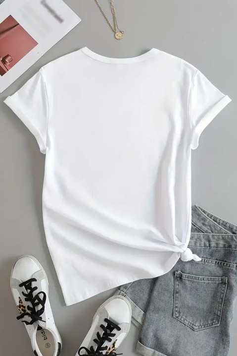 T-shirt ROEMELDA, Kolor : biały, IVET.PL - Modna odzież
