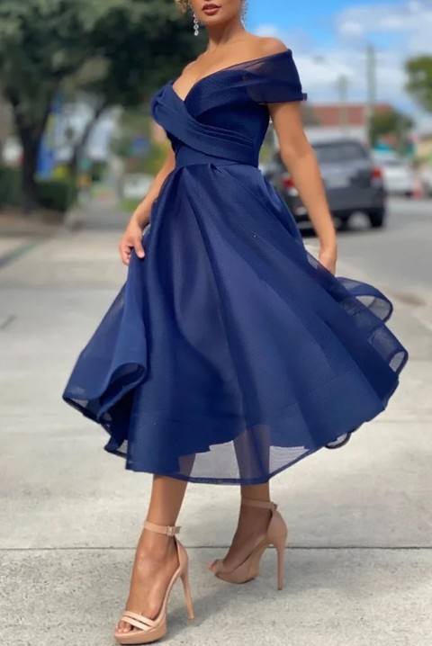 Sukienka PIOLFENA BLUE, Kolor : chabrowy, IVET.PL - Modna odzież