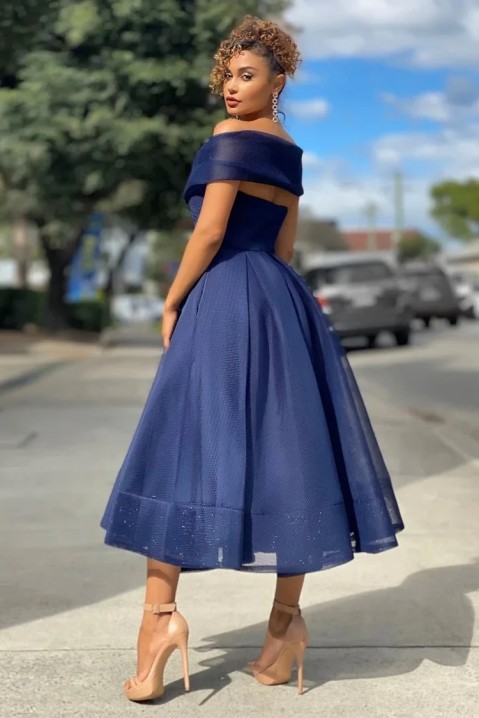 Sukienka PIOLFENA BLUE, Kolor : chabrowy, IVET.PL - Modna odzież