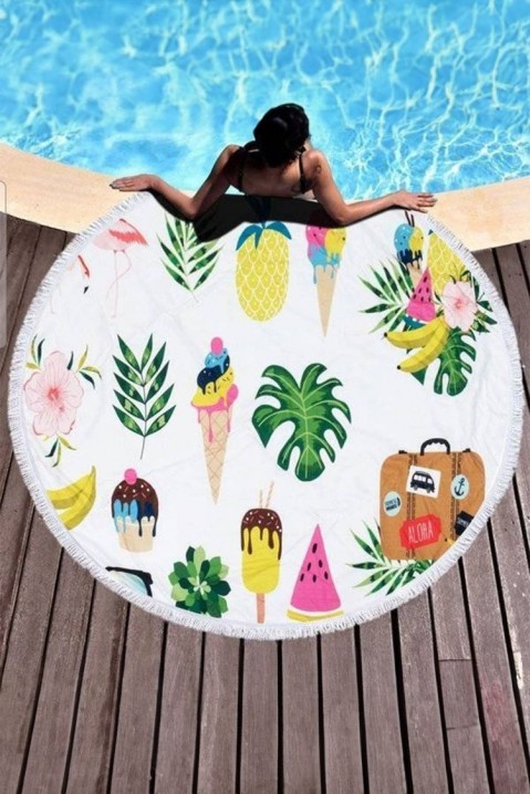 Ręcznik plażowy AMARINDA 150 cm, Kolor : wielokolorowy, IVET.PL - Modna odzież