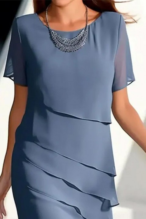 Sukienka FELENSA BLUE, Kolor : chabrowy, IVET.PL - Modna odzież