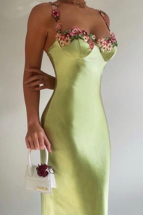 Sukienka DROEFOLA, Kolor : zielony, IVET.PL - Modna odzież