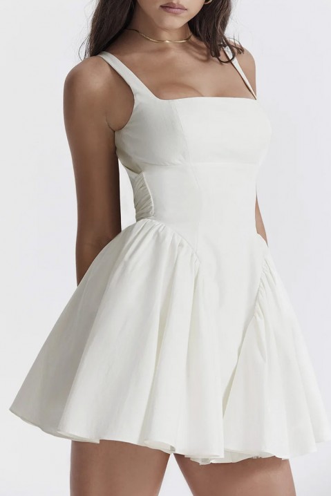 Sukienka TOIMELFA WHITE, Kolor : biały, IVET.PL - Modna odzież