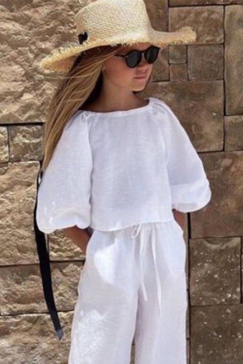 Komplet dla dziewczynki NIORELTI WHITE, Kolor : biały, IVET.PL - Modna odzież