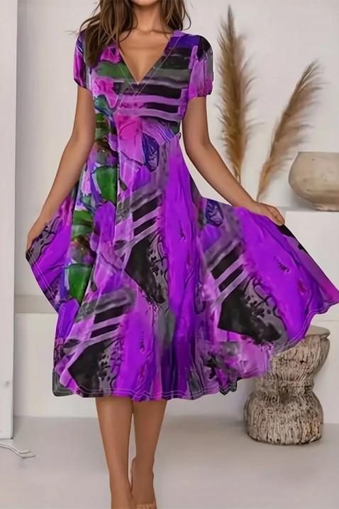 Sukienka VIOREFA LILA, Kolor : fioletowy, IVET.PL - Modna odzież
