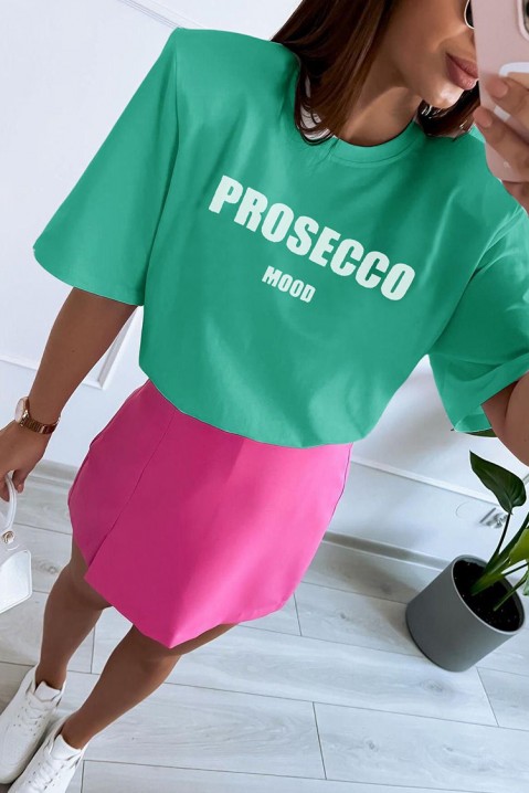 T-shirt GORFELDA GREEN, Kolor : zielony, IVET.PL - Modna odzież