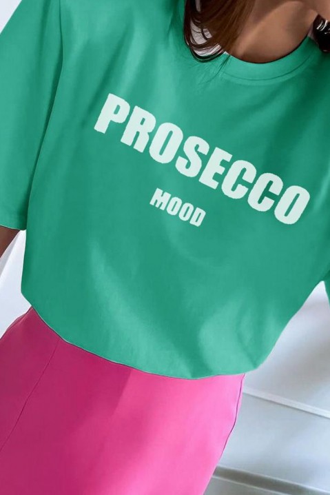 T-shirt GORFELDA GREEN, Kolor : zielony, IVET.PL - Modna odzież