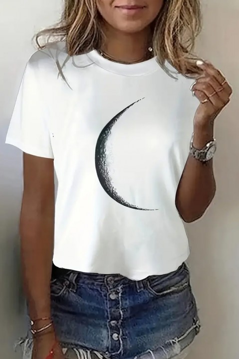 T-shirt DANIERFA WHITE, Kolor : biały, IVET.PL - Modna odzież