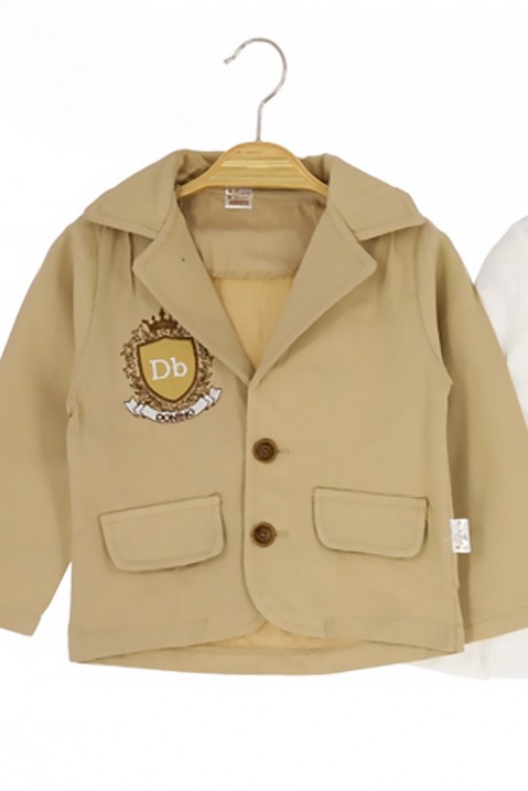 Komplet FORMELDI BEIGE, Kolor :  beżowy, IVET.PL - Modna odzież