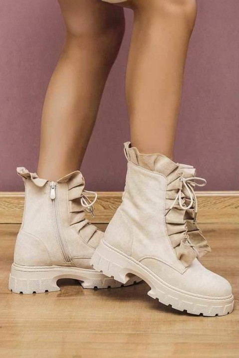 Buty FROLINTA ECRU, Kolor : ecru, IVET.PL - Modna odzież