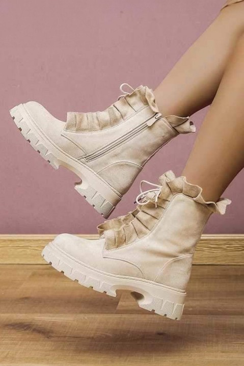 Buty FROLINTA ECRU, Kolor : ecru, IVET.PL - Modna odzież