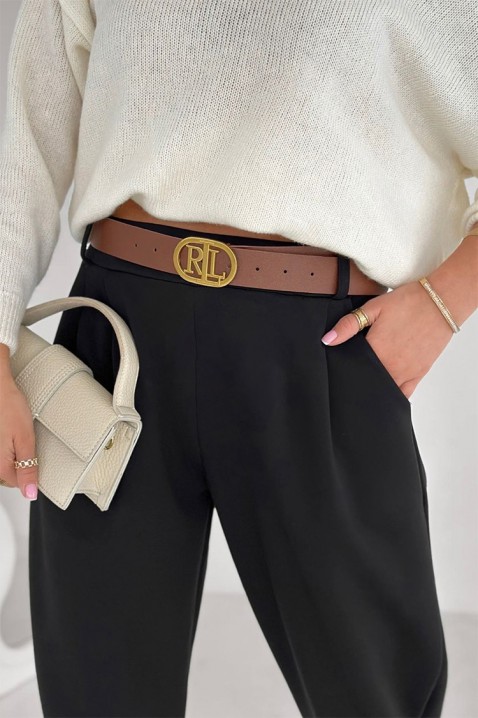 Spodnie RENZOLDA BLACK, Kolor : czarny, IVET.PL - Modna odzież