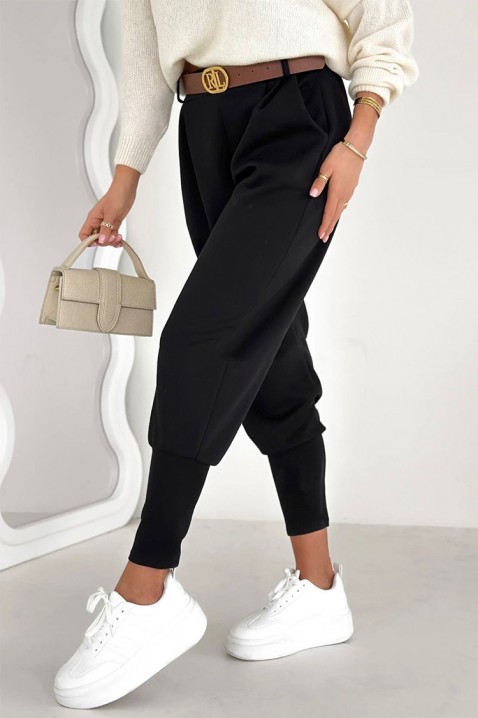 Spodnie RENZOLDA BLACK, Kolor : czarny, IVET.PL - Modna odzież