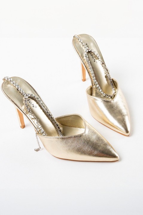 Buty TRONELFA GOLD, Kolor : złoty, IVET.PL - Modna odzież