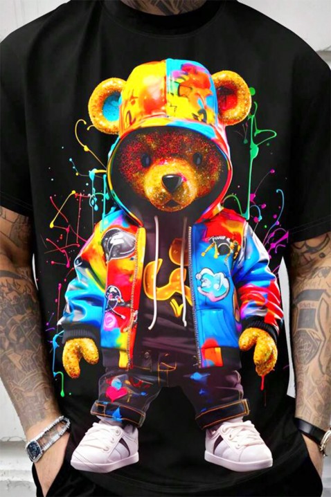 T-shirt DENORGO, Kolor : czarny, IVET.PL - Modna odzież