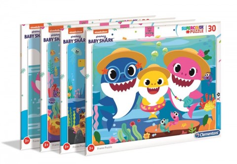 Puzzle dla dzieci Clementoni z 30 elementów - Baby SharkIVET.PL - Modna odzież