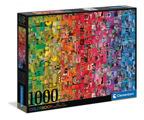 Puzzle Clementoni z 1000 elementów - Abstrakcyjny kolażIVET.PL - Modna odzież