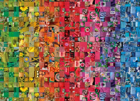 Puzzle Clementoni z 1000 elementów - Abstrakcyjny kolażIVET.PL - Modna odzież