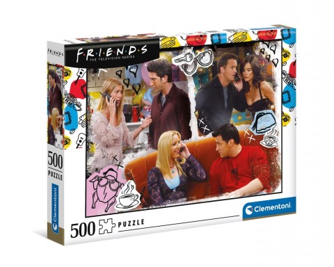 Puzzle Clementoni z 500 elementów - PrzyjacieleIVET.PL - Modna odzież