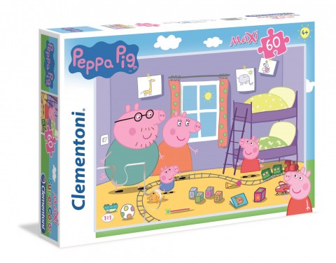 Puzzle dla dzieci Clementoni z 60 maxi części - Świnka PeppaIVET.PL - Modna odzież