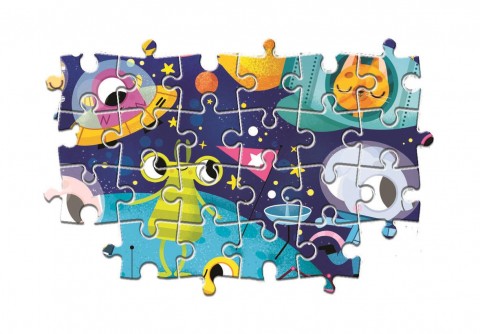 Puzzle dla dzieci Clementoni z 60 maxi części - KosmosIVET.PL - Modna odzież