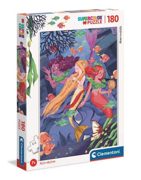 Puzzle dla dzieci Clementoni z 180 elementów - SyrenkiIVET.PL - Modna odzież