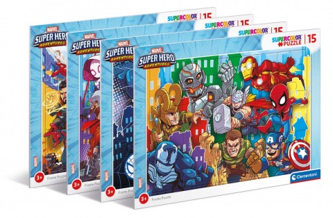 Puzzle dla dzieci Clementoni z 15 elementów - Superbohaterowie MarvelaIVET.PL - Modna odzież