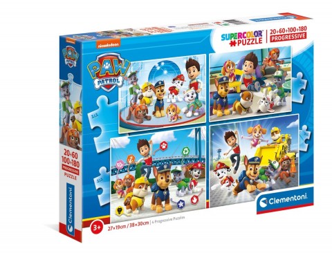 Puzzle dla dzieci Clementoni 4 w 1 - Psi PatrolIVET.PL - Modna odzież