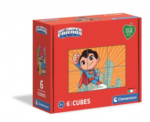 Puzzle dla dzieci Clementoni z 6 kostek - Super PrzyjacieleIVET.PL - Modna odzież