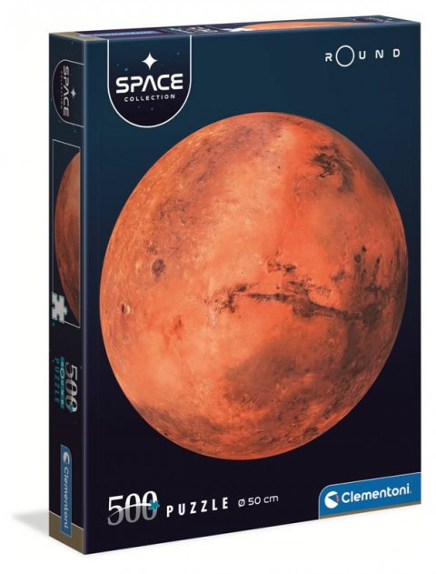 Okrągłe puzzle Clementoni z 500 elementów - KosmosIVET.PL - Modna odzież