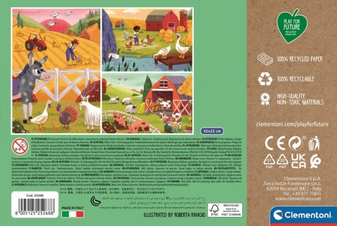 Puzzle dla dzieci Clementoni z 3 x 48 elementów - Na poluIVET.PL - Modna odzież