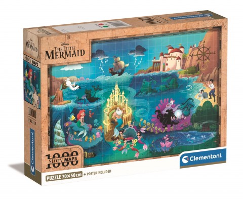 Puzzle dla dzieci Clementoni z 1000 elementów - Mała SyrenkaIVET.PL - Modna odzież