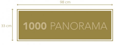 Panoramiczna układanka Clementoni z 1000 elementów - Lochy i smokiIVET.PL - Modna odzież