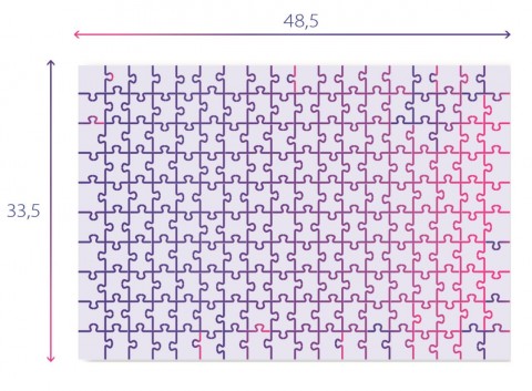 Puzzle dla dzieci Clementoni z 180 elementów - FistaszkiIVET.PL - Modna odzież