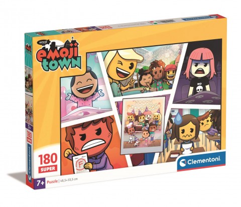 Puzzle dla dzieci Clementoni z 180 elementów - Miasto EmojiIVET.PL - Modna odzież