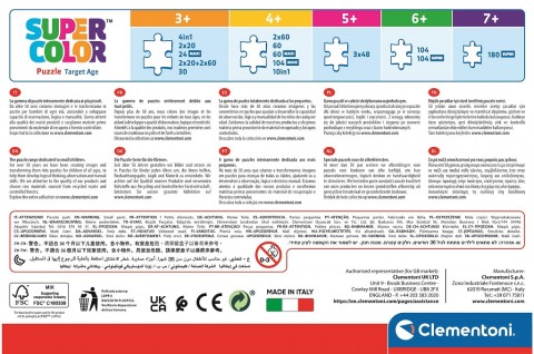 Puzzle dla dzieci Clementoni z 104 części - FistaszkiIVET.PL - Modna odzież
