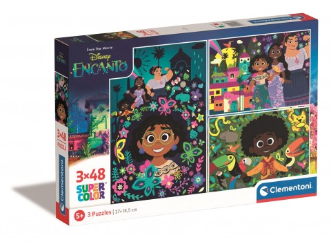 Puzzle dla dzieci Clementoni z 3 x 48 elementów - EncantoIVET.PL - Modna odzież