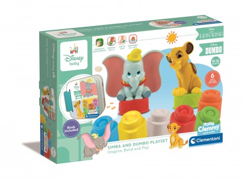 Zestaw z książką - Simba i Dumbo | Soft ClemmyIVET.PL - Modna odzież