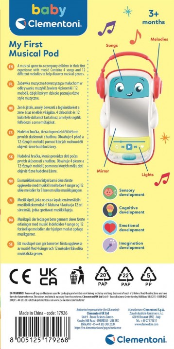 Muzyczna zabawka - Baby - DJ | Baby ClementoniIVET.PL - Modna odzież
