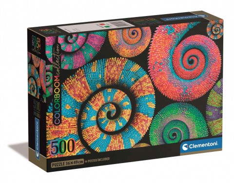 Puzzle Clementoni z 500 elementów - SpiralaIVET.PL - Modna odzież