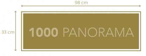 Panoramiczna układanka Clementoni z 1000 elementów - Magiczny świat Harry'ego PotteraIVET.PL - Modna odzież